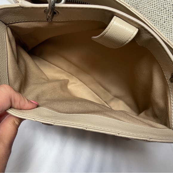 REBECCA MINKOFF Edie Top Handle Leather Satchel - Picture 8 of 9